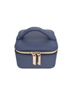 Brouk & Co Leah Travel Jewelry Case with Pouch - Navy