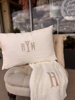 Creative Co-op Stonewash Linen Pillow Lumbar