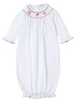 Kissy Kissy Christmas Sack with Hand Smocking