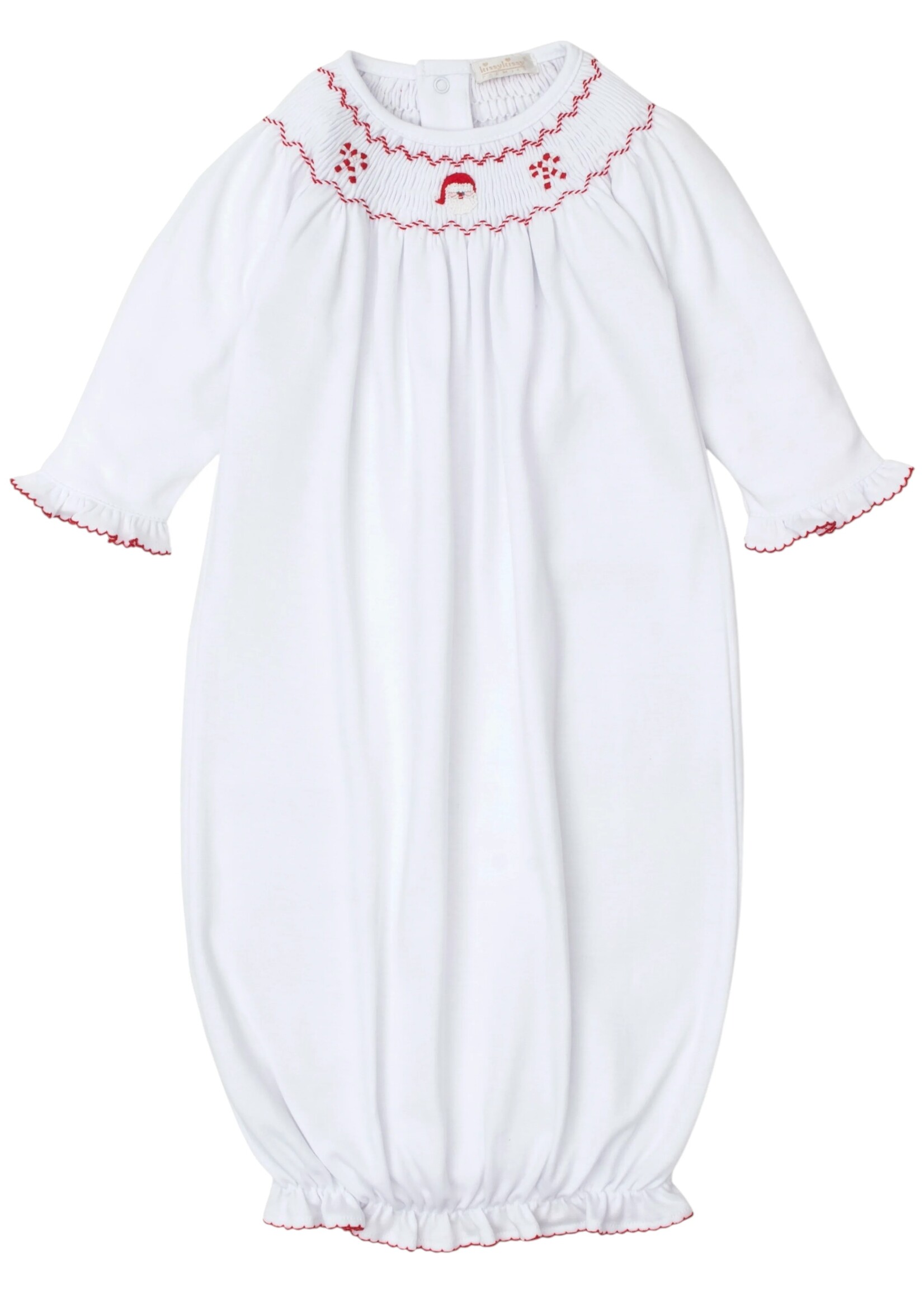 Kissy Kissy Christmas Sack with Hand Smocking