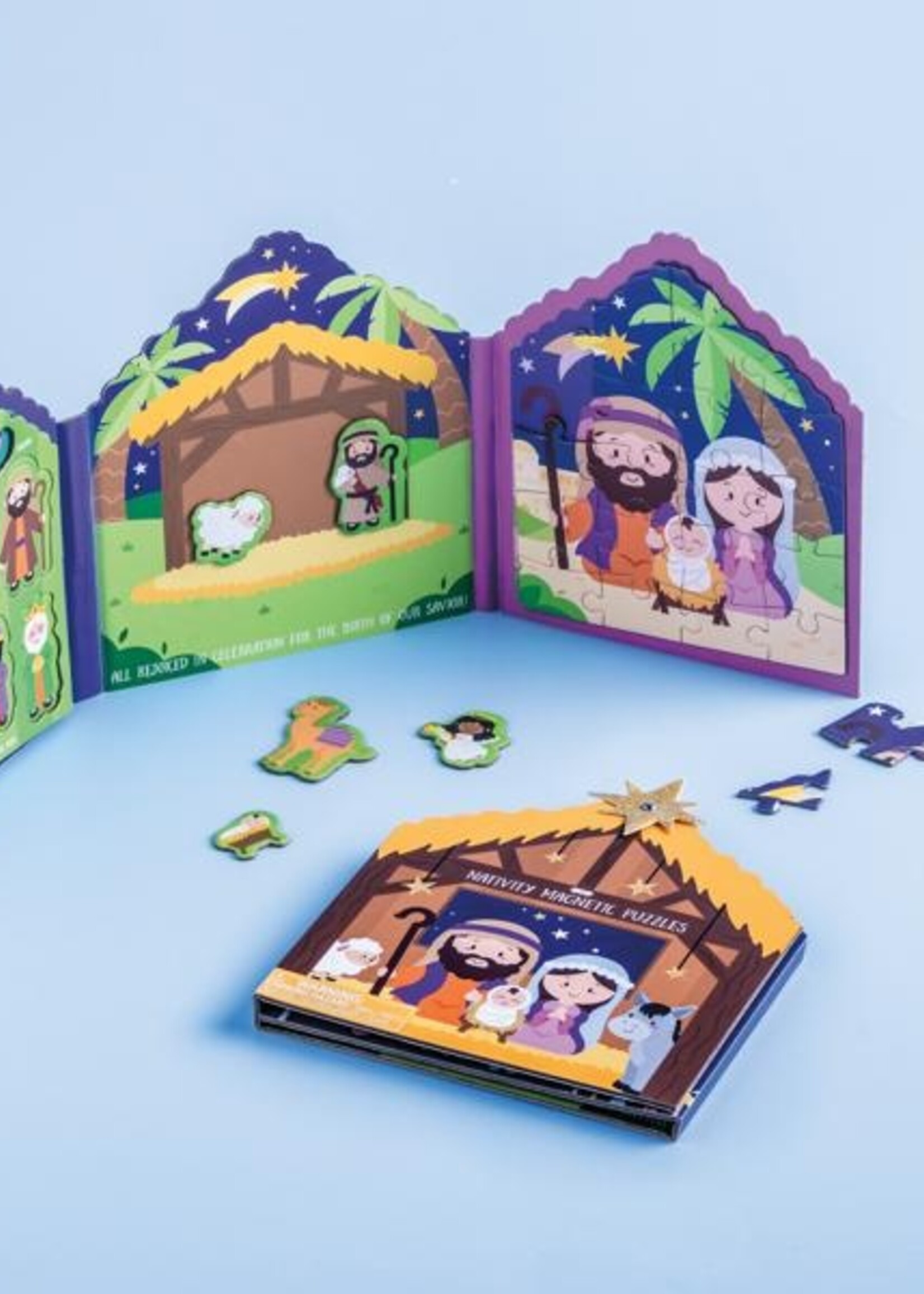 Mudpie Nativity Magnetic Puzzle Set