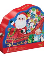 Crocodile Creek Santa's Sleigh 36 pc Floor Puzzle