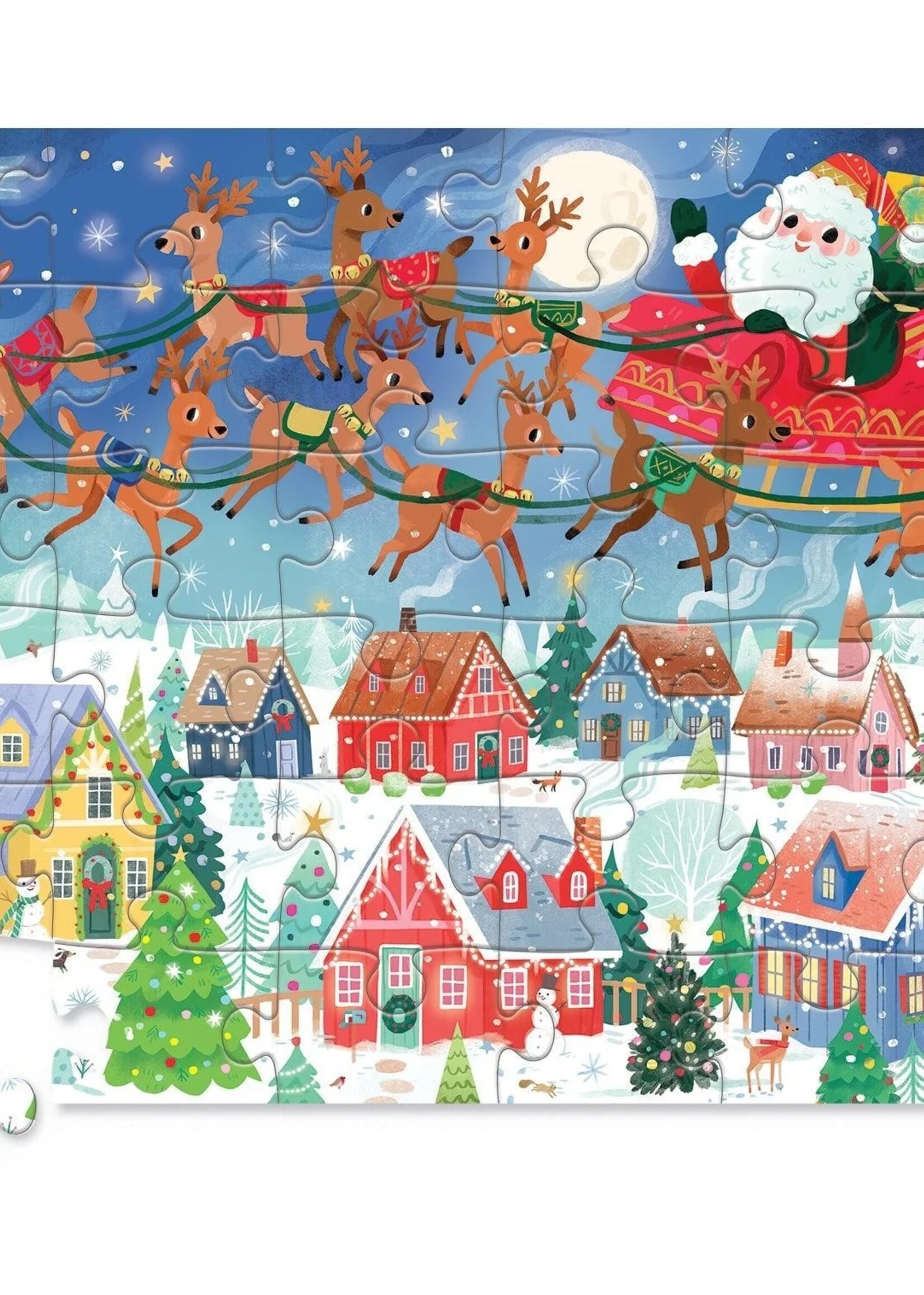 Crocodile Creek Santa's Sleigh 36 pc Floor Puzzle