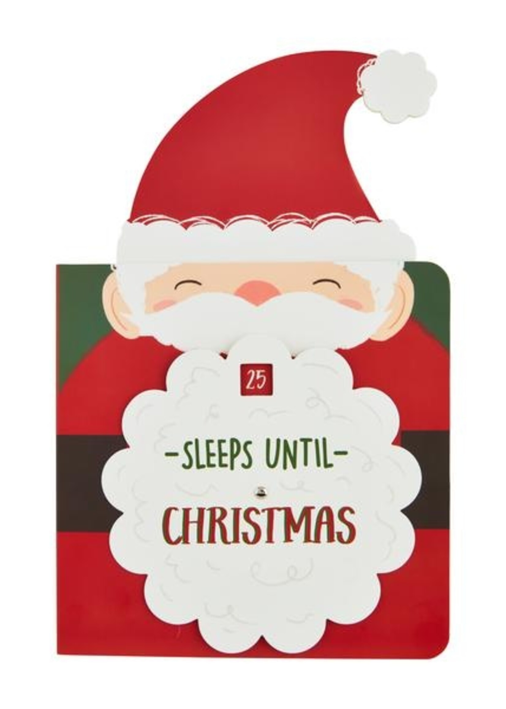Mudpie Sleeps Until Christmas Book - Santa
