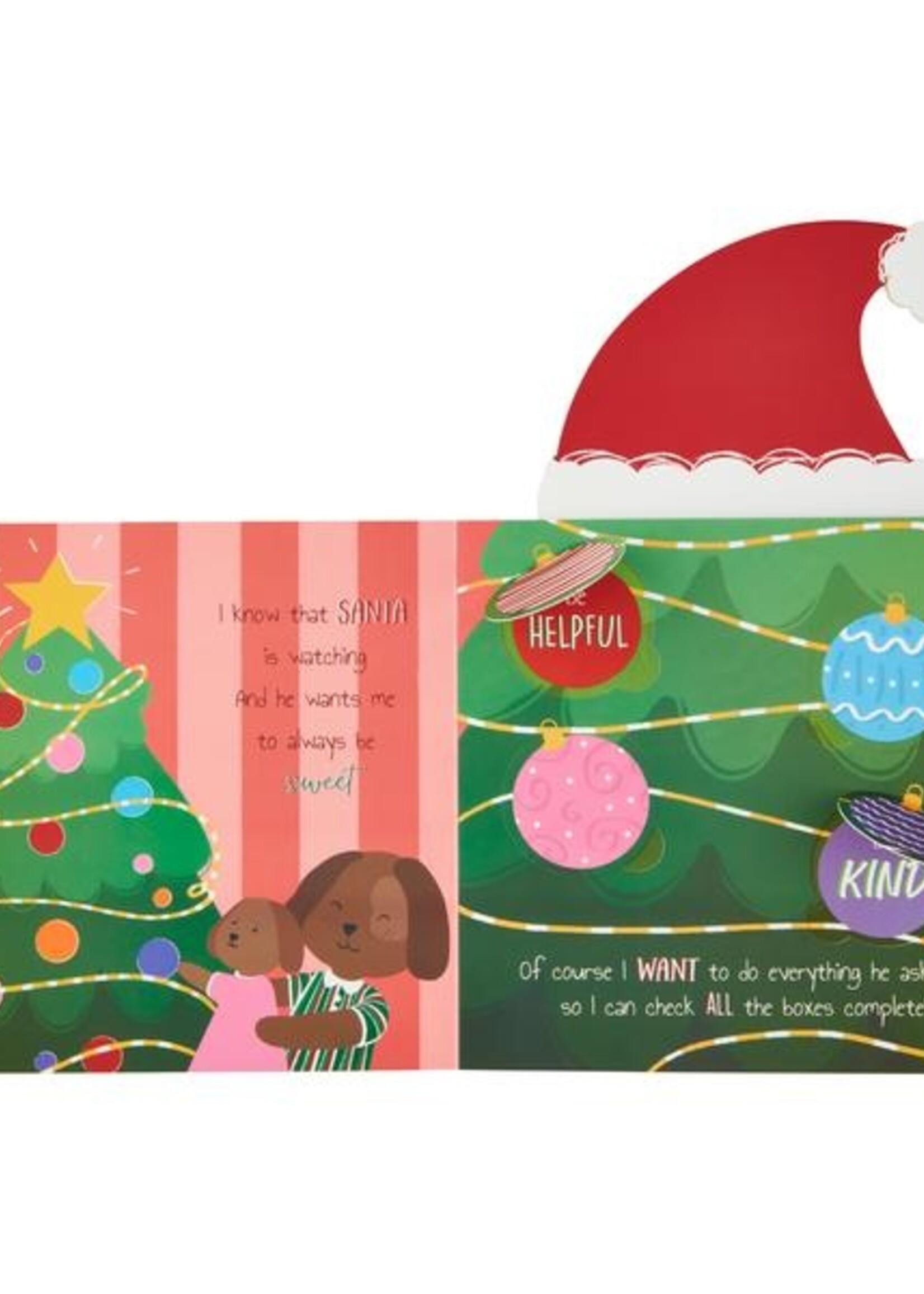 Mudpie Sleeps Until Christmas Book - Santa