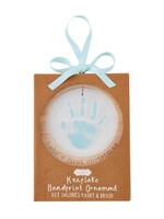 Mudpie Keepsake Handprint Ornament - Blue