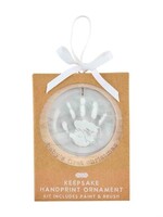 Mudpie Keepsake Handprint Ornament - White