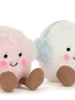 Jellycat Amuseables Toastie Pink and White Marshmallows