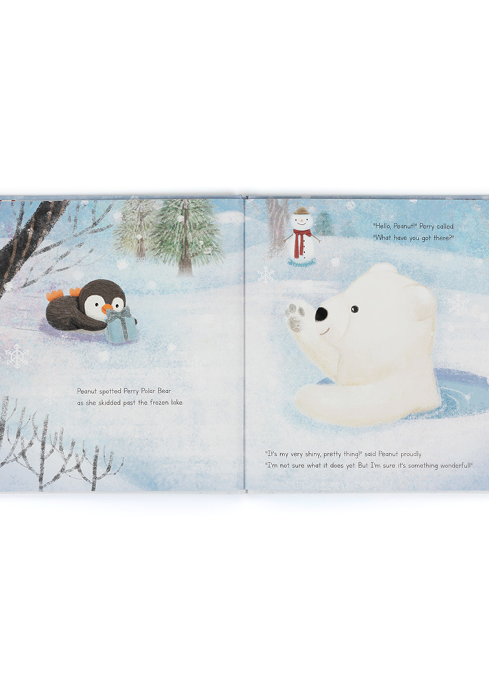 Jellycat Peanut Penguin’s Perfect Present Book