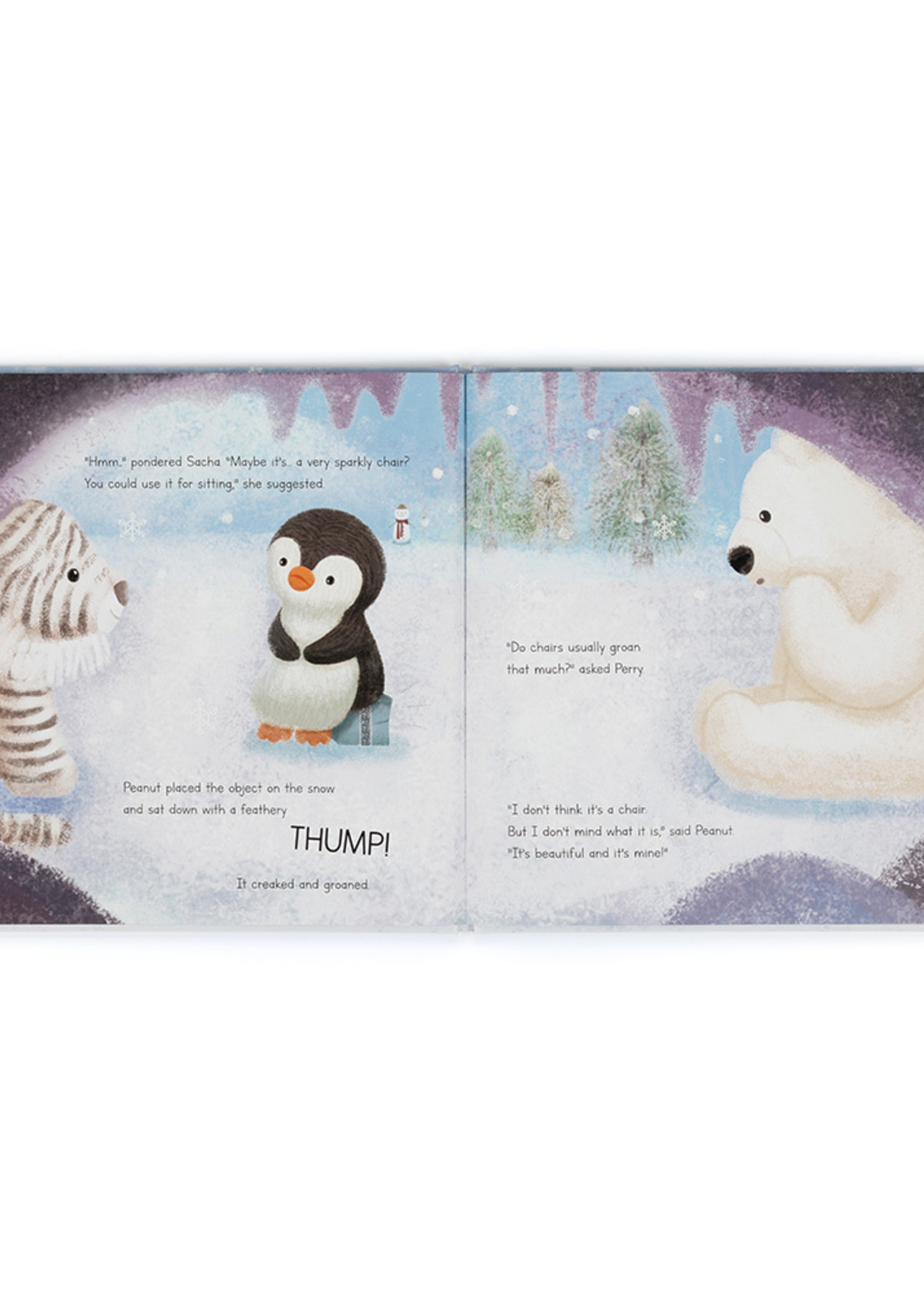 Jellycat Peanut Penguin’s Perfect Present Book