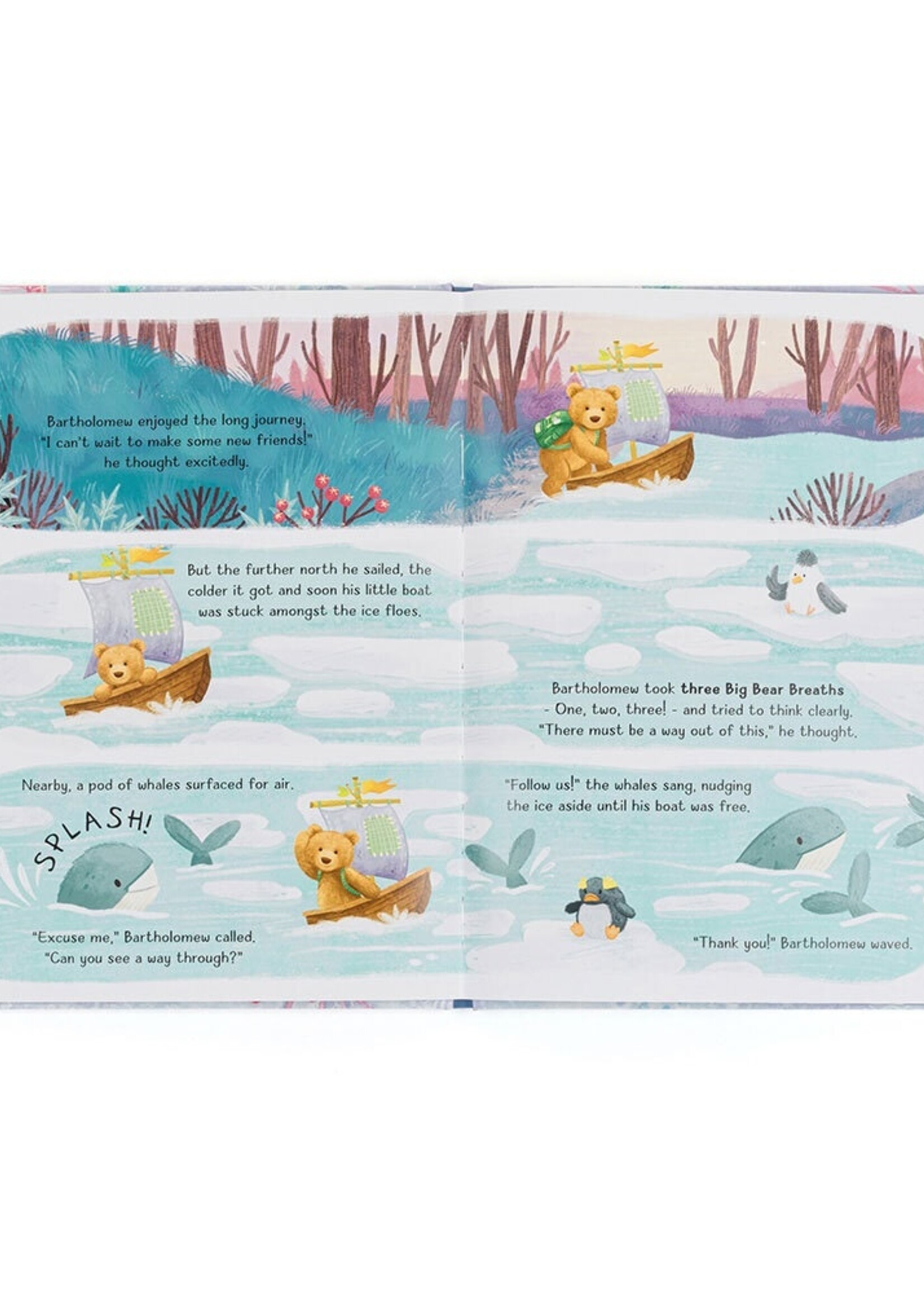 Jellycat Bartholomew Bear And The Snow Giants Book
