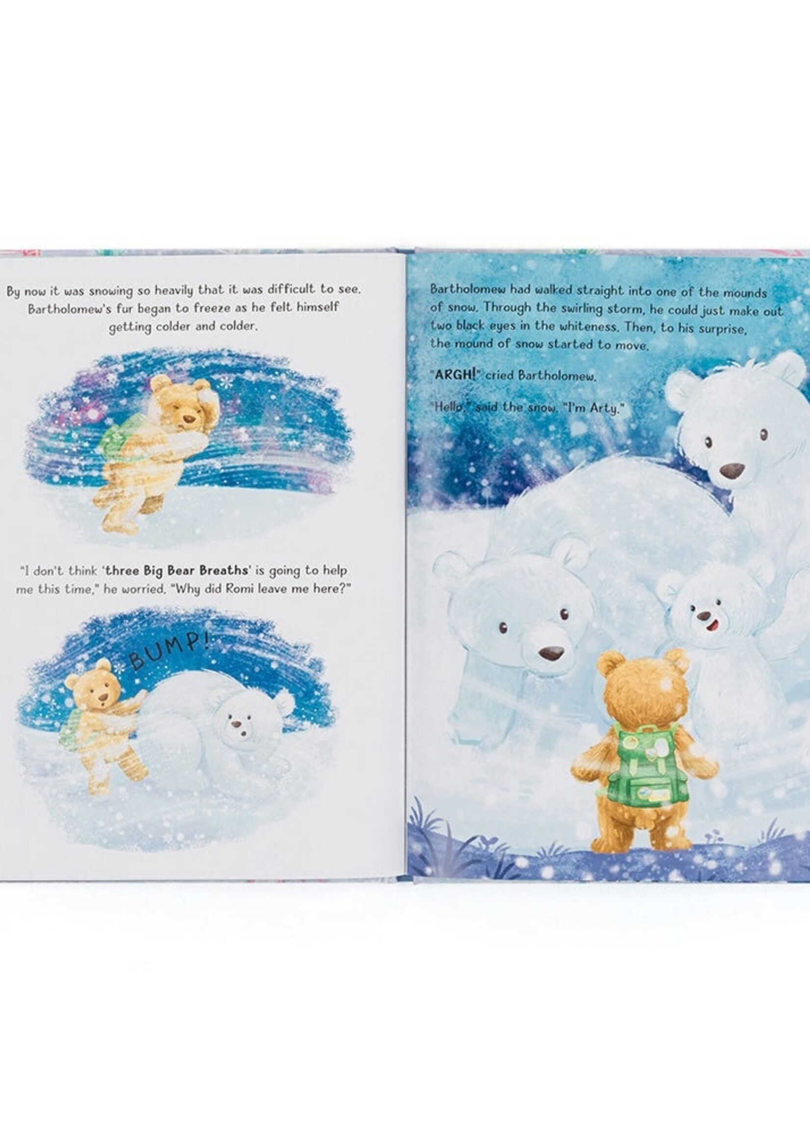 Jellycat Bartholomew Bear And The Snow Giants Book
