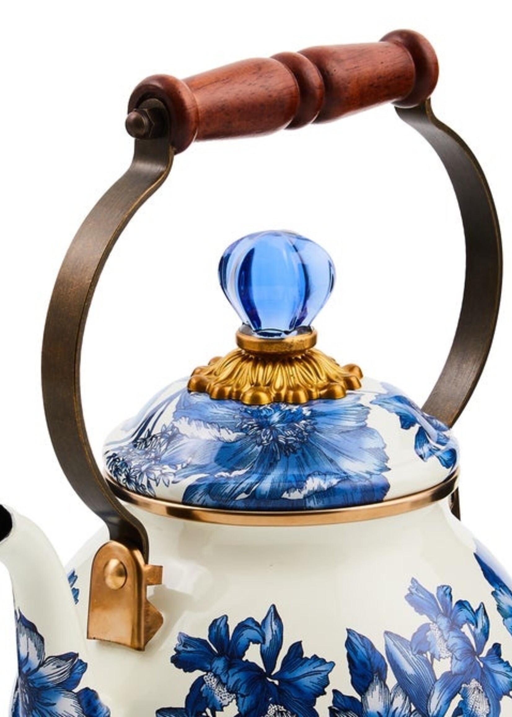 Mackenzie-Childs Royal English Garden 2 Quart Tea Kettle