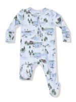 Angel Dear Lake Life - 2 Way Zipper Footie