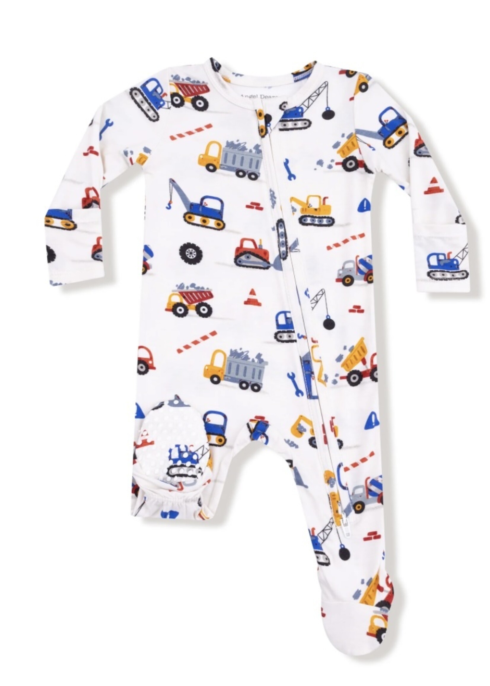 Angel Dear Crayon Construction 2 Way Zipper Footie