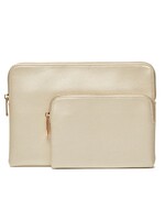 Brouk & Co Mia 2 Piece Pouch - Pearl White