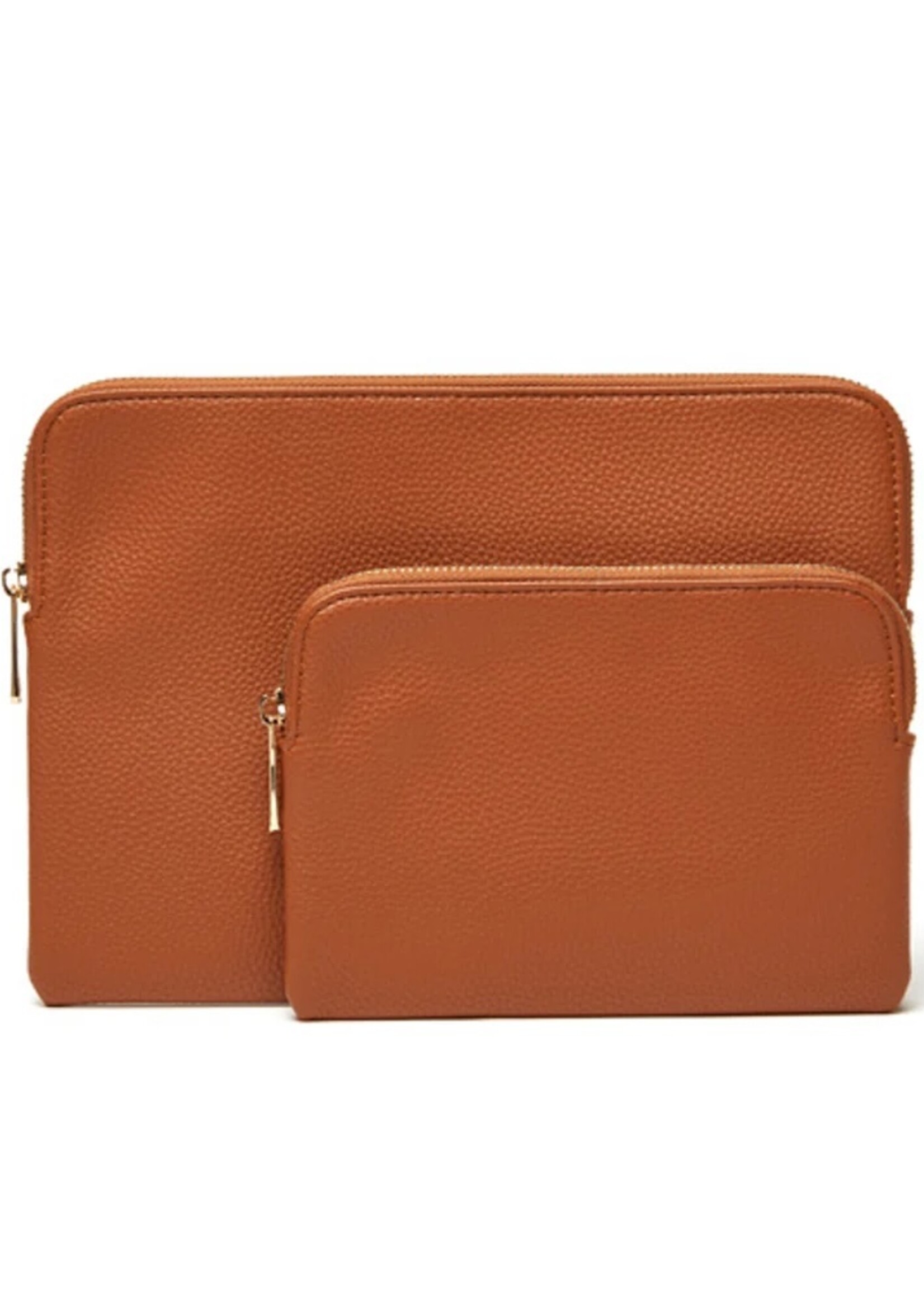 Brouk & Co Mia 2 Piece Pouch - Chestnut