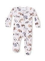Angel Dear Cozy Pups 2 Way Zipper Footie