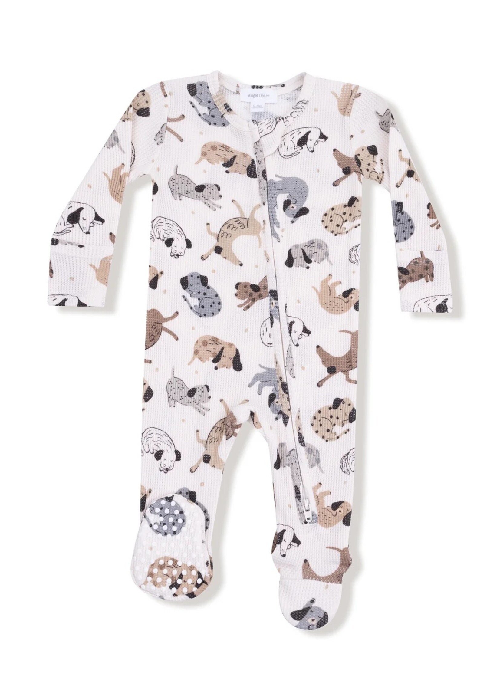 Angel Dear Cozy Pups 2 Way Zipper Footie