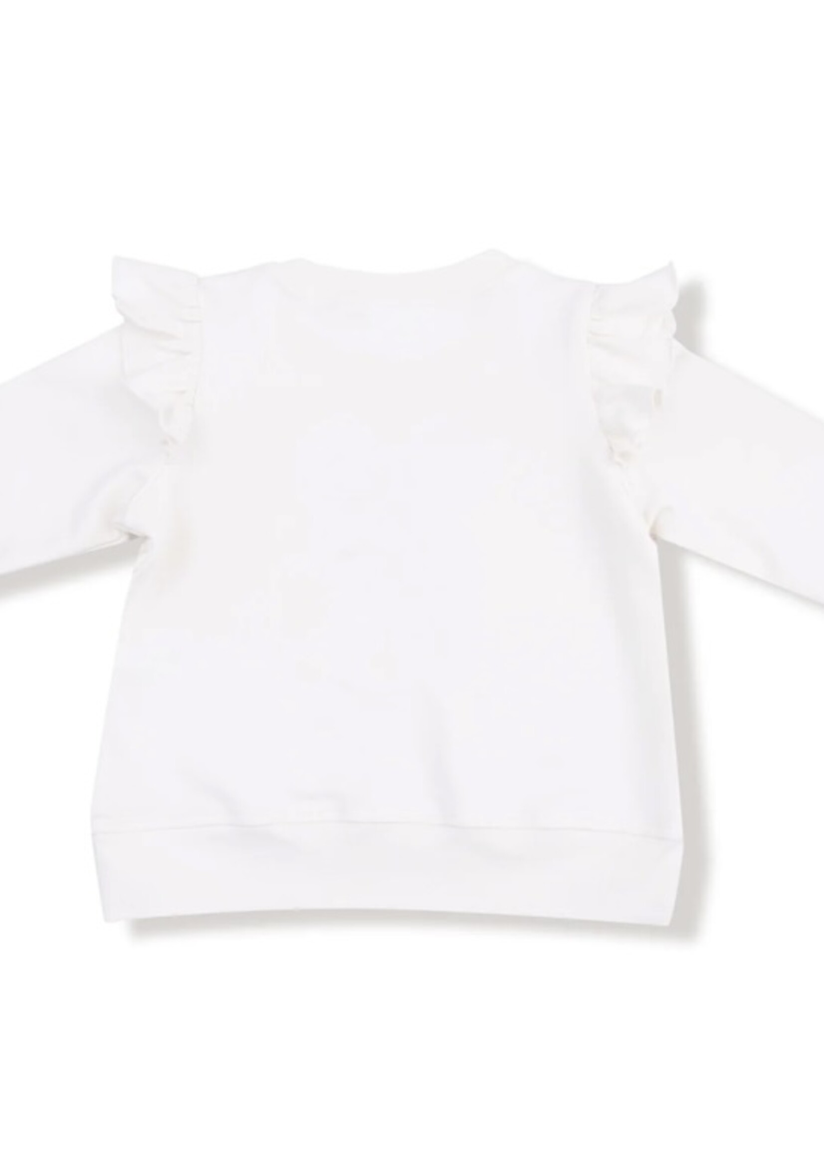 Angel Dear Candy Canes Ruffle Sweatshirt