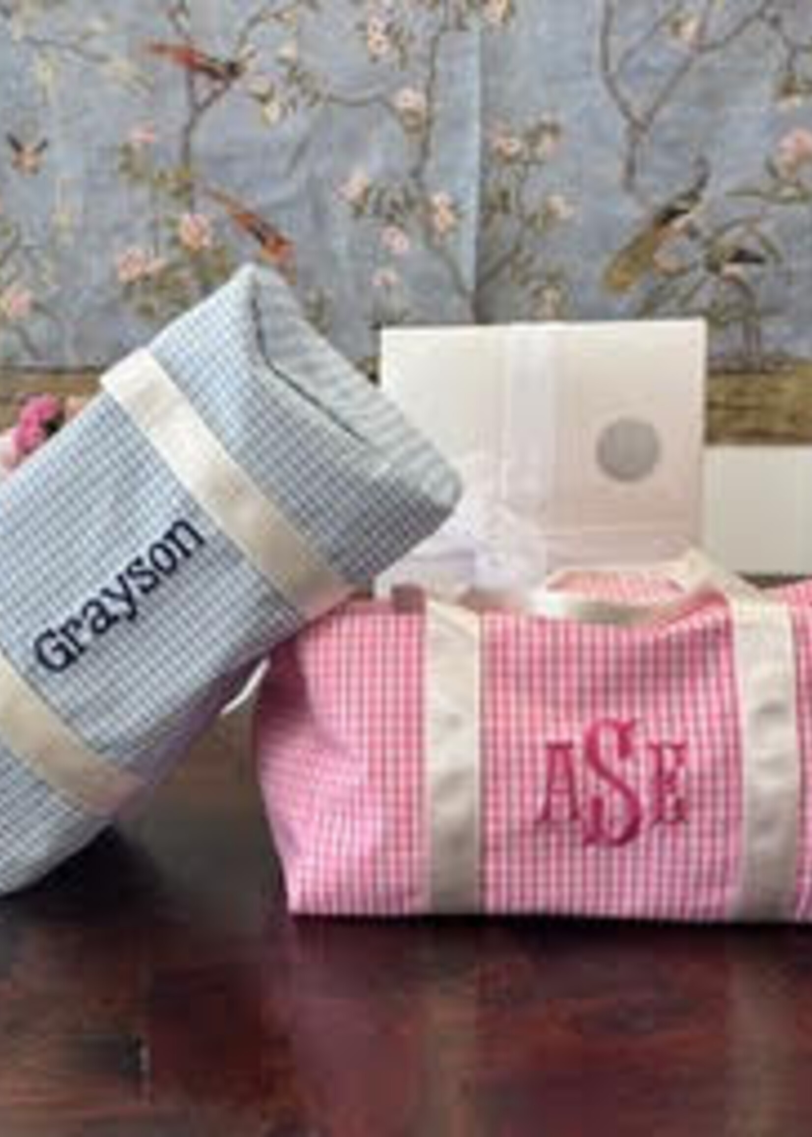 TRVL DESIGN Gingham Check Mini Packer