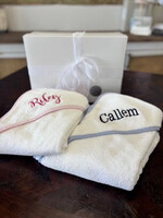 Terry Town Monogrammed Hooded Towel