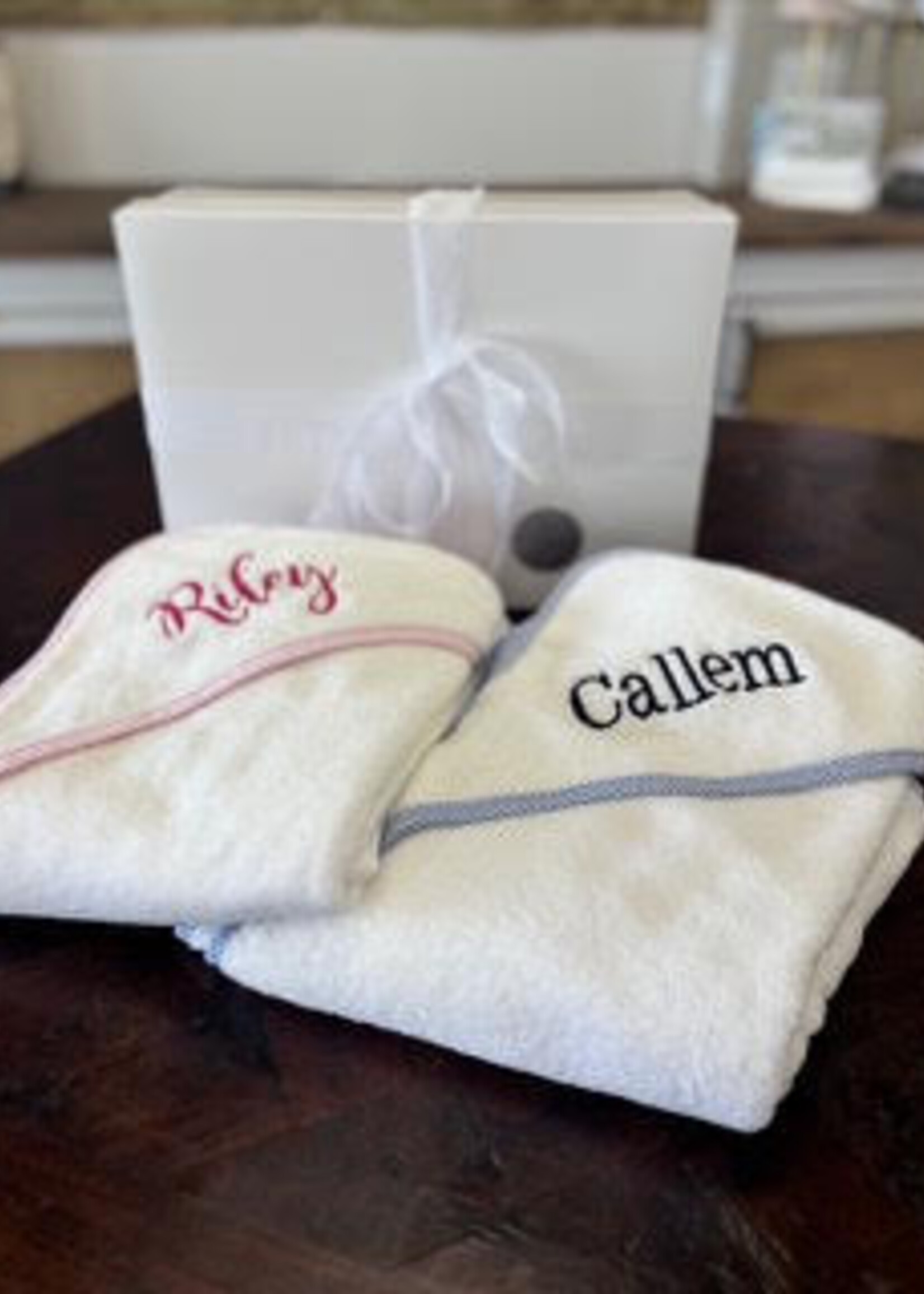 Terry Town Monogrammed Hooded Towel