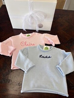 fingerprints Monogrammed Roll Neck Sweater