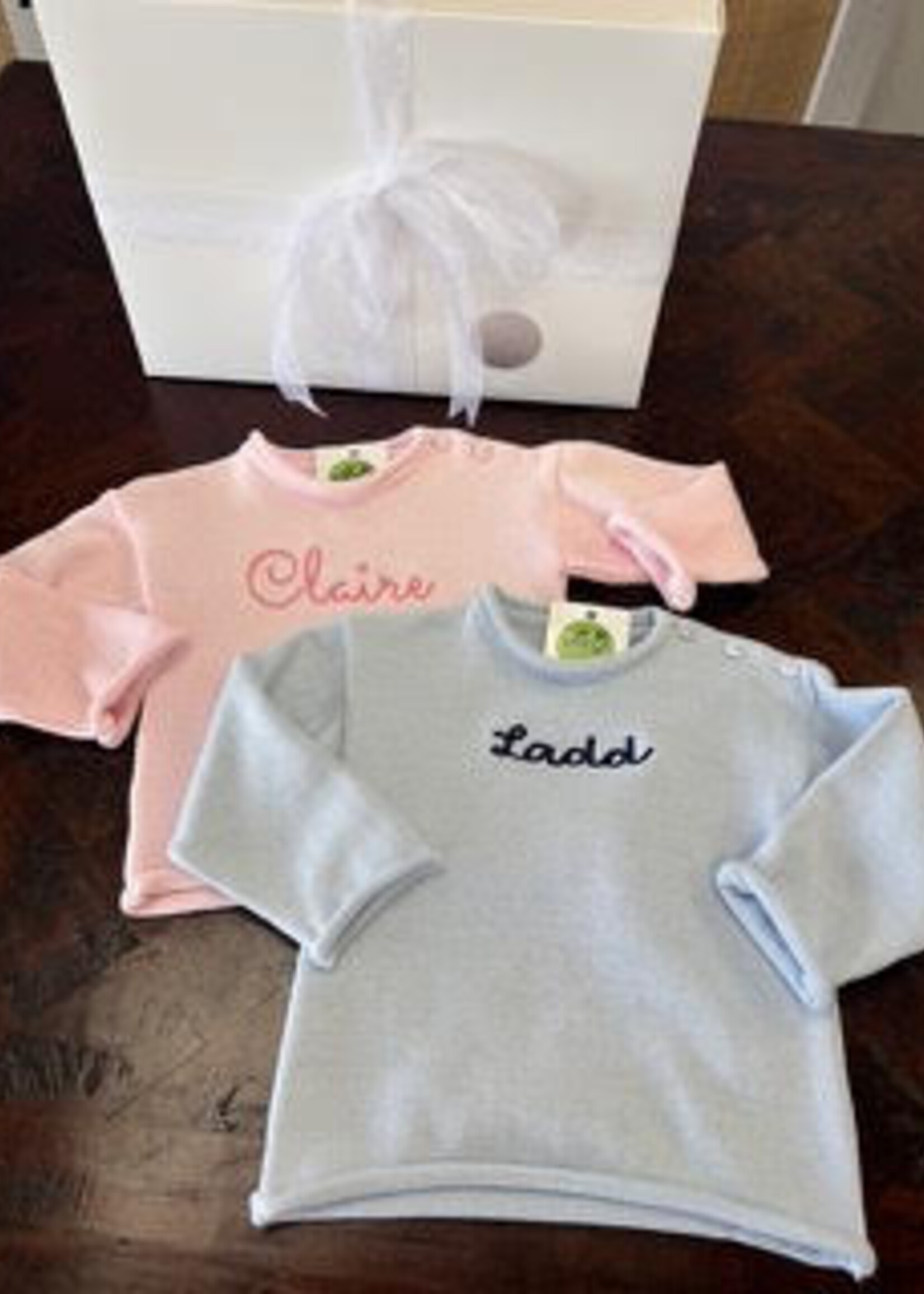 fingerprints Monogrammed Roll Neck Sweater