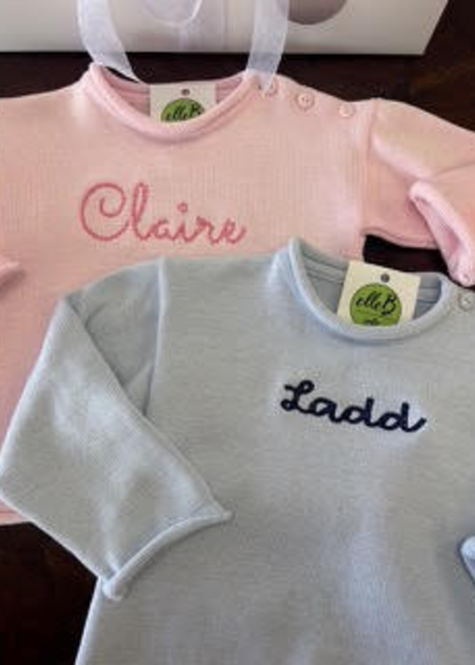 fingerprints Monogrammed Roll Neck Sweater