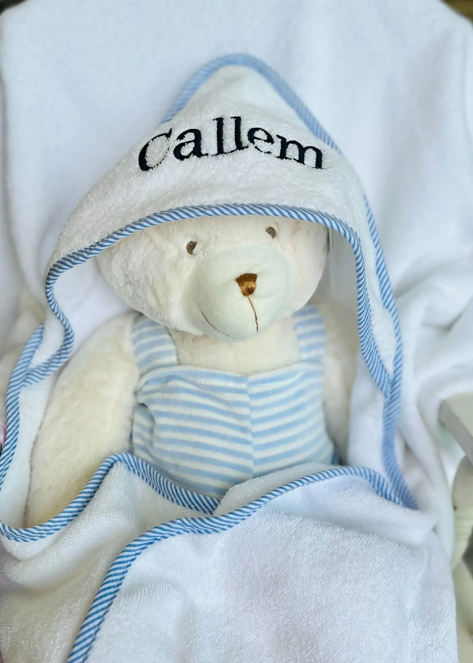 Terry Town Monogrammed Hooded Towel