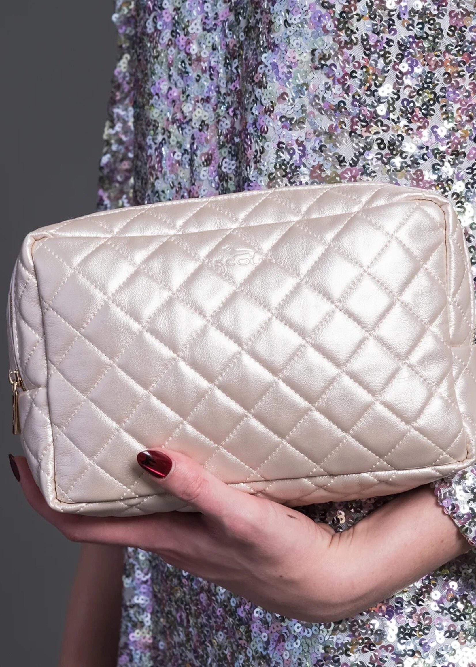 scout by bungalow Scout 2-Way Bag Champagne Quilted