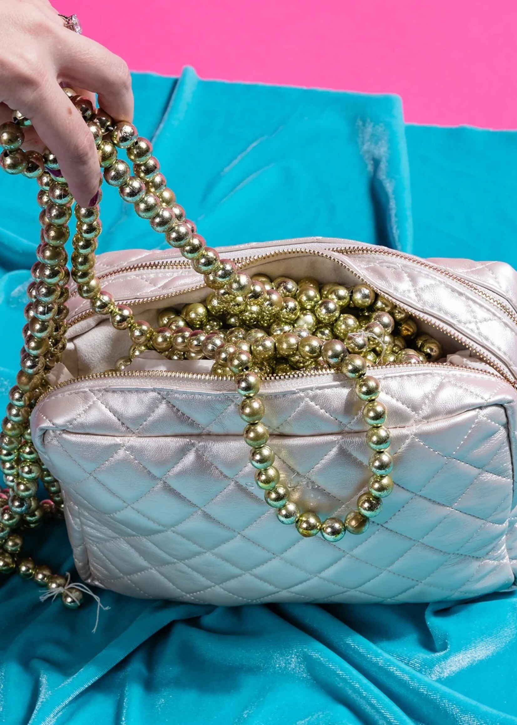 scout by bungalow Scout 2-Way Bag Champagne Quilted