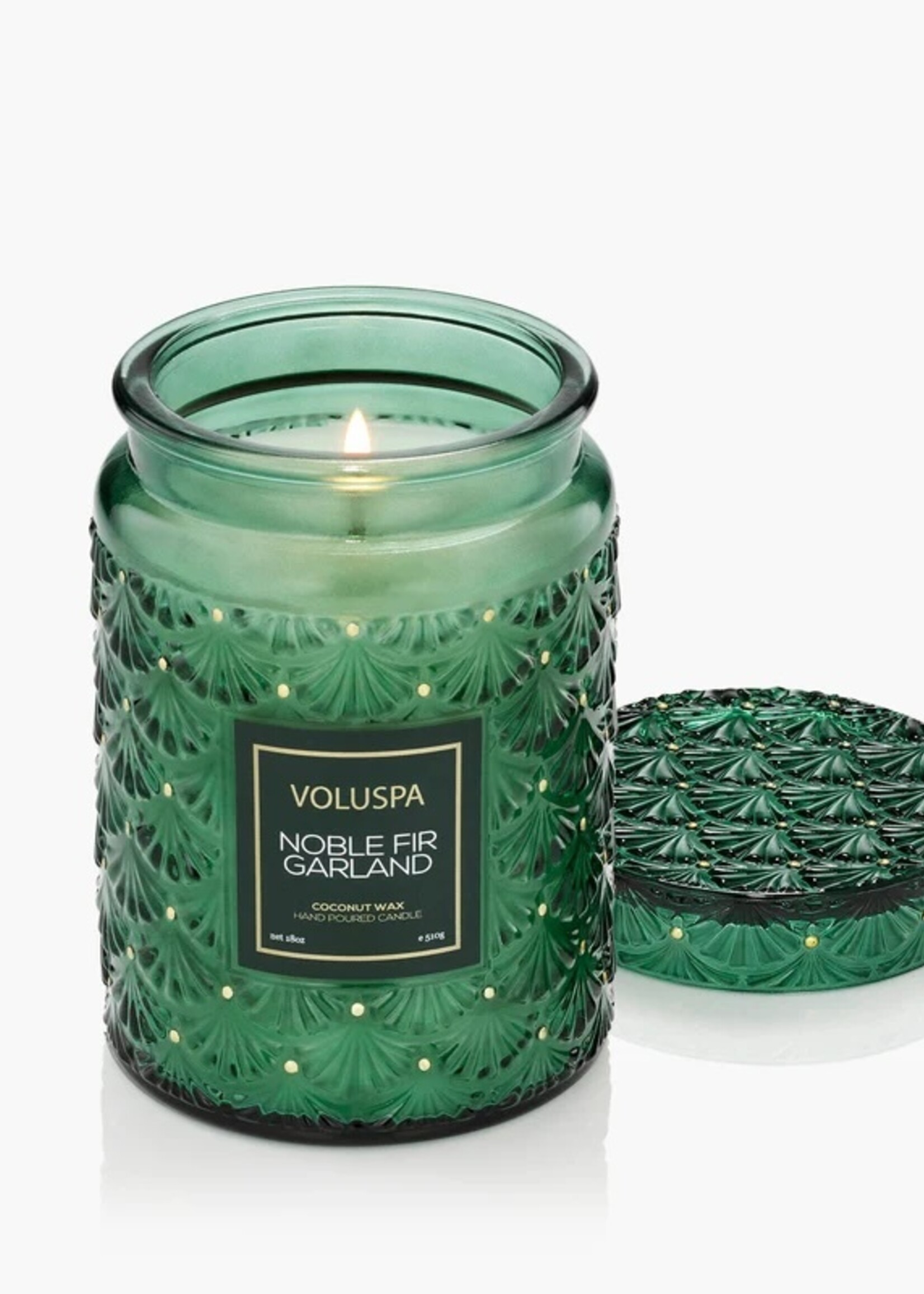 voluspa Voluspa Noble Fir Garland Large Jar Candle