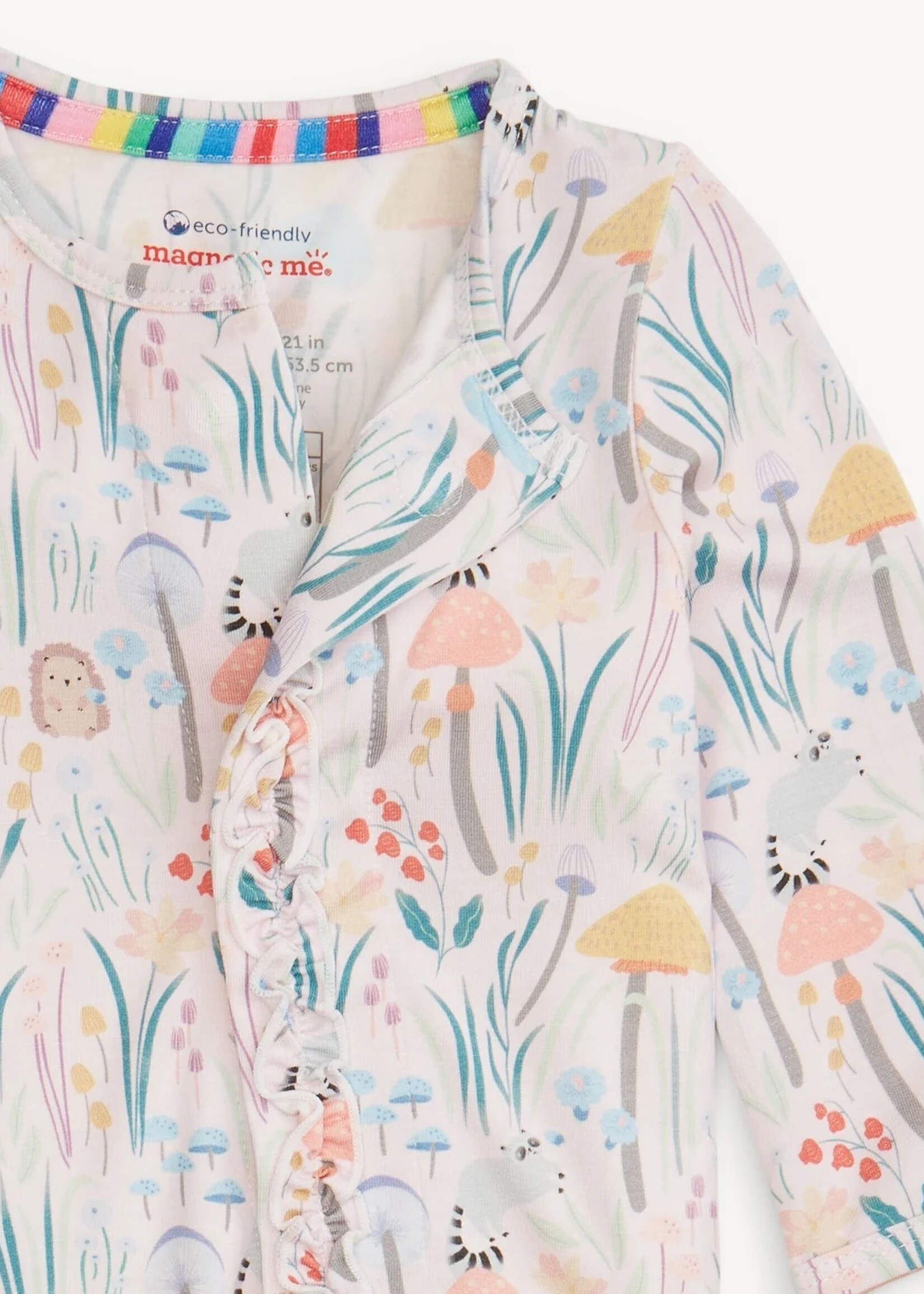 magnetic me Shroom and Bloom Modal Footie w/Ruffle