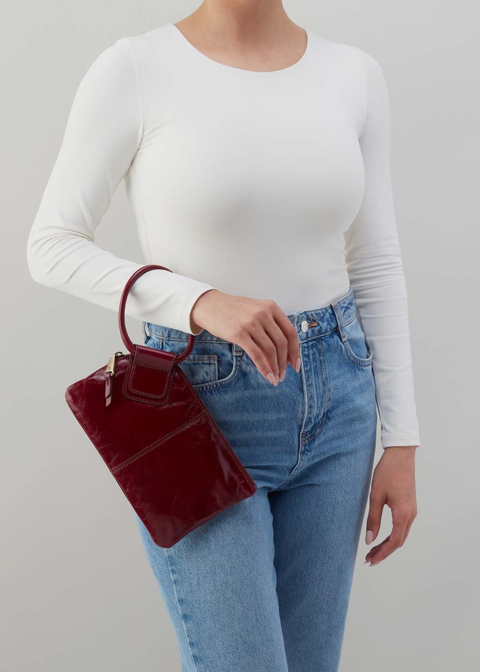hobo Sable Wristlet - Saddleberry