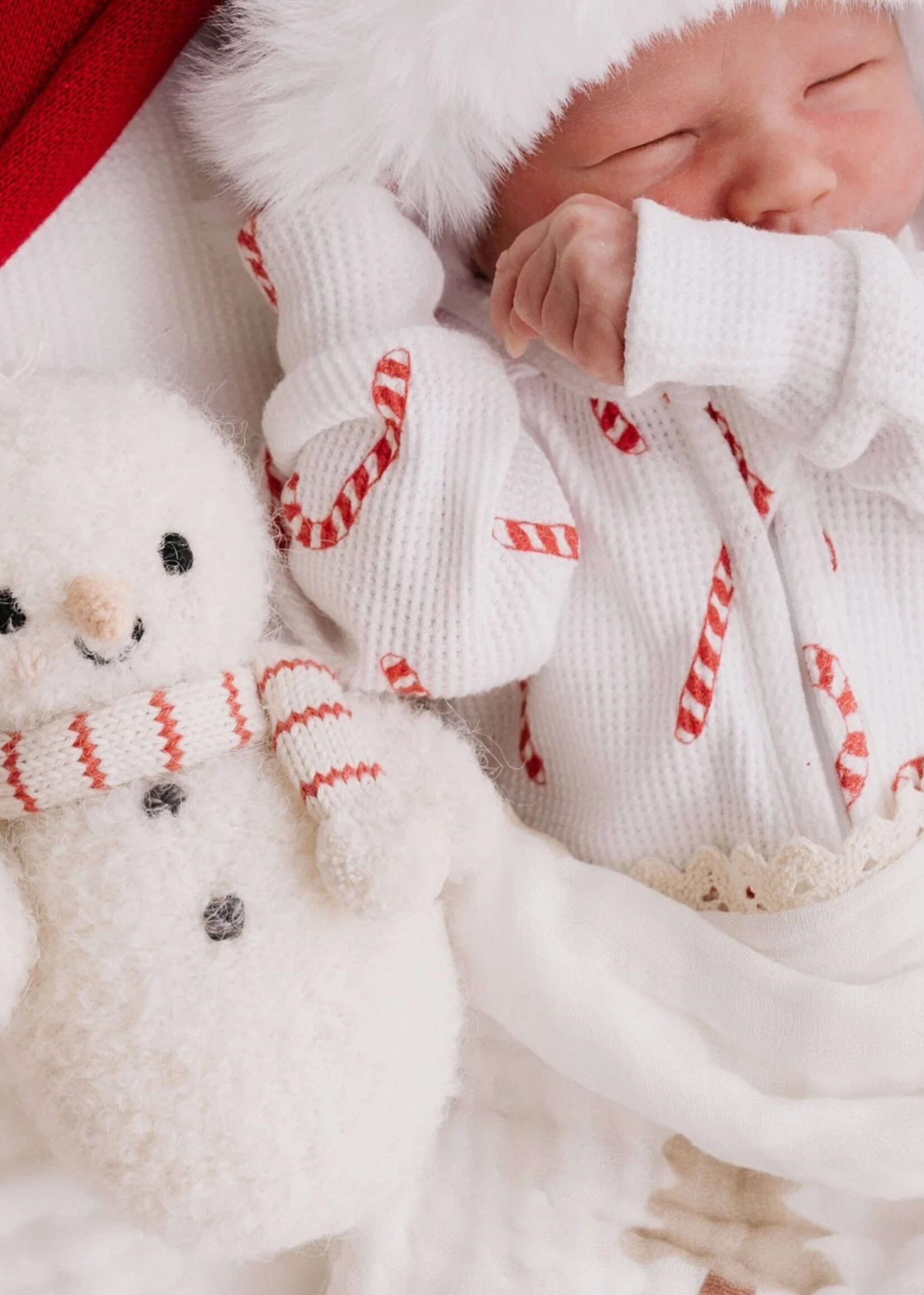 cuddle + kind Baby Snowman (Candy Cane)