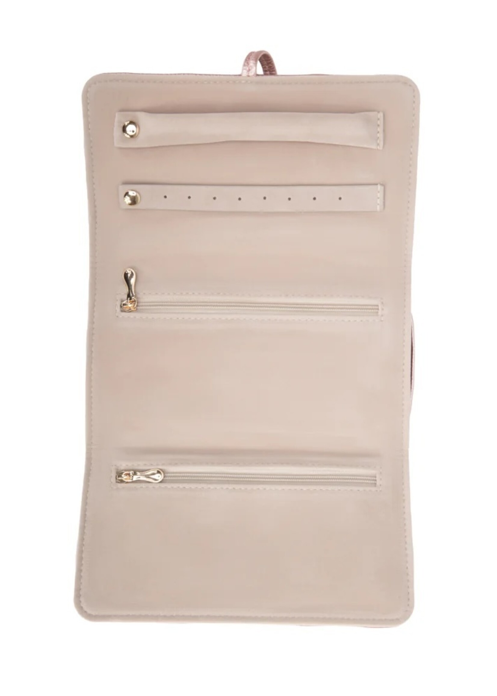 Brouk & Co Leah Quilted Jewelry Roll