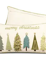 Raz Imports Merry Christmas Tree Pillow