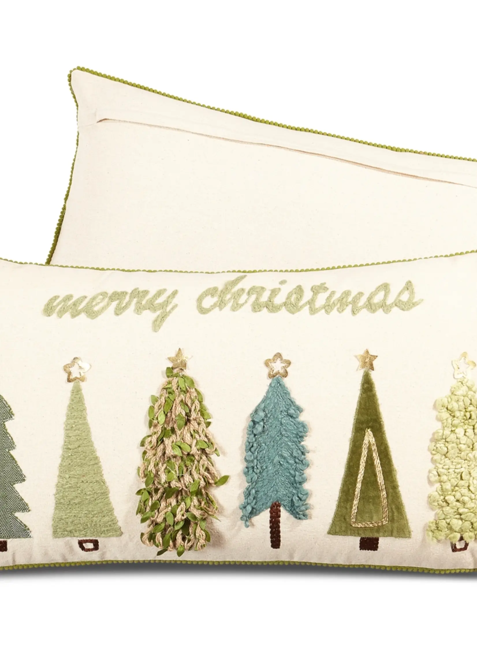 Raz Imports Merry Christmas Tree Pillow