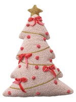 Creative Co-op Beaded Tree Shaped Pillow