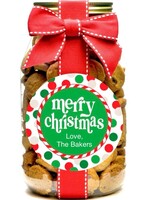 Oh Sugar 1 Dozen  Custom Label Nams Cookie Quart Jar