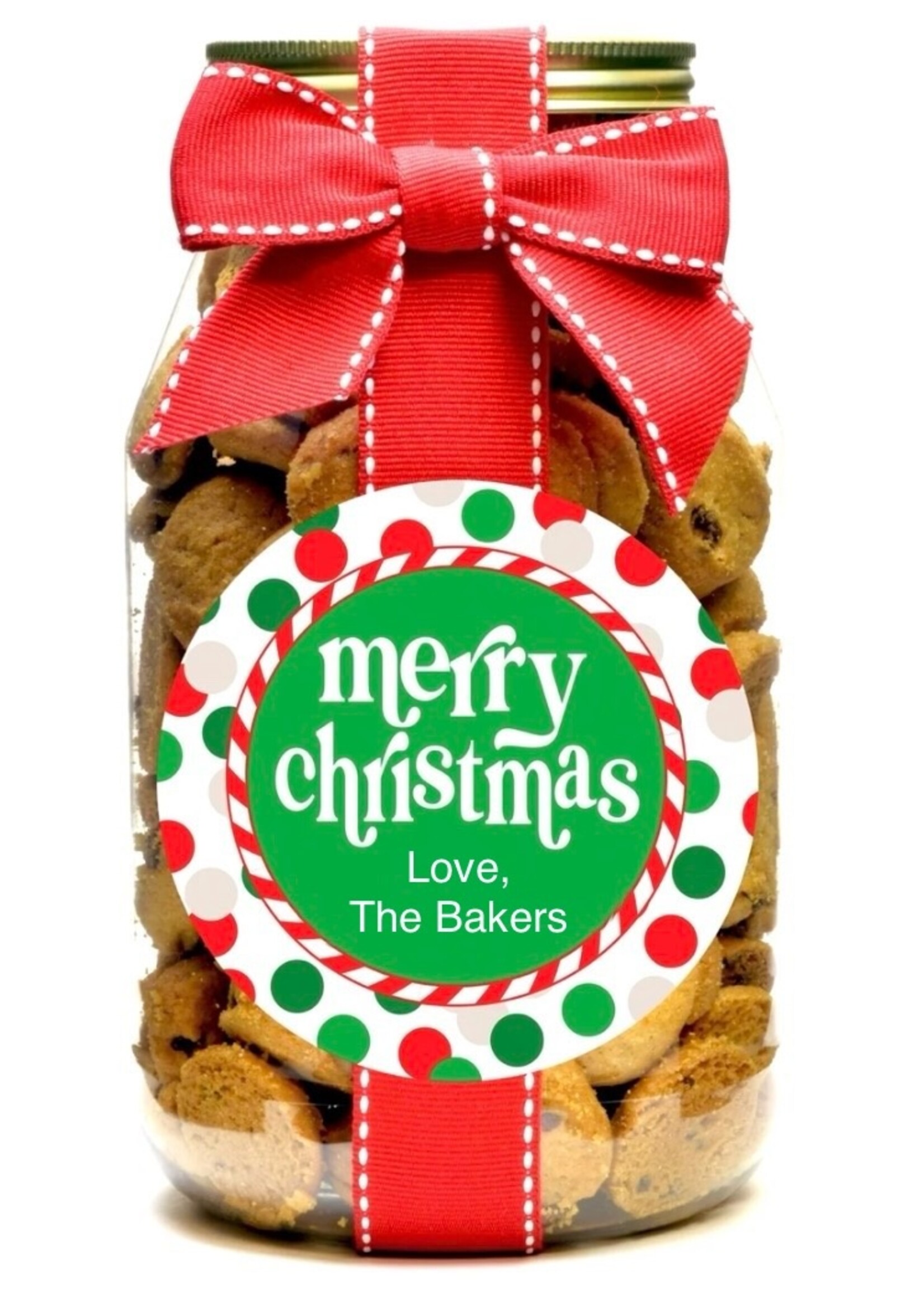 Oh Sugar 1 Dozen  Custom Label Nams Cookie Pint Jar