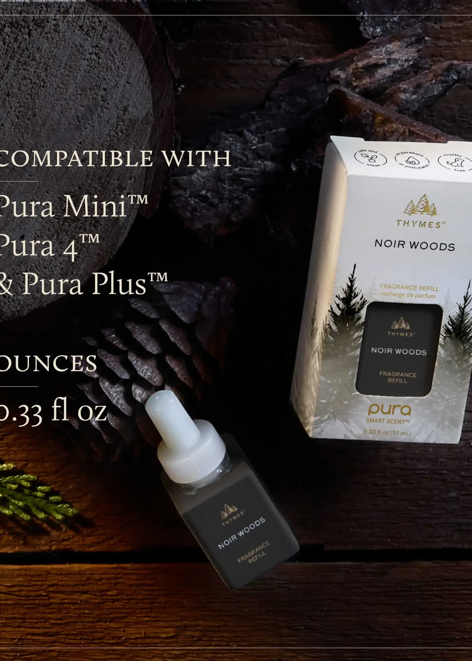 Thymes Noir Woods Pura Refill