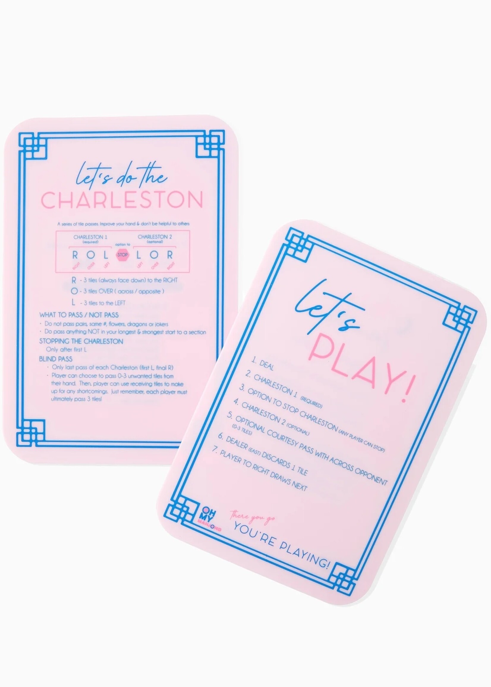 Oh My Mahjong Light Pink Mahjong Shuffler