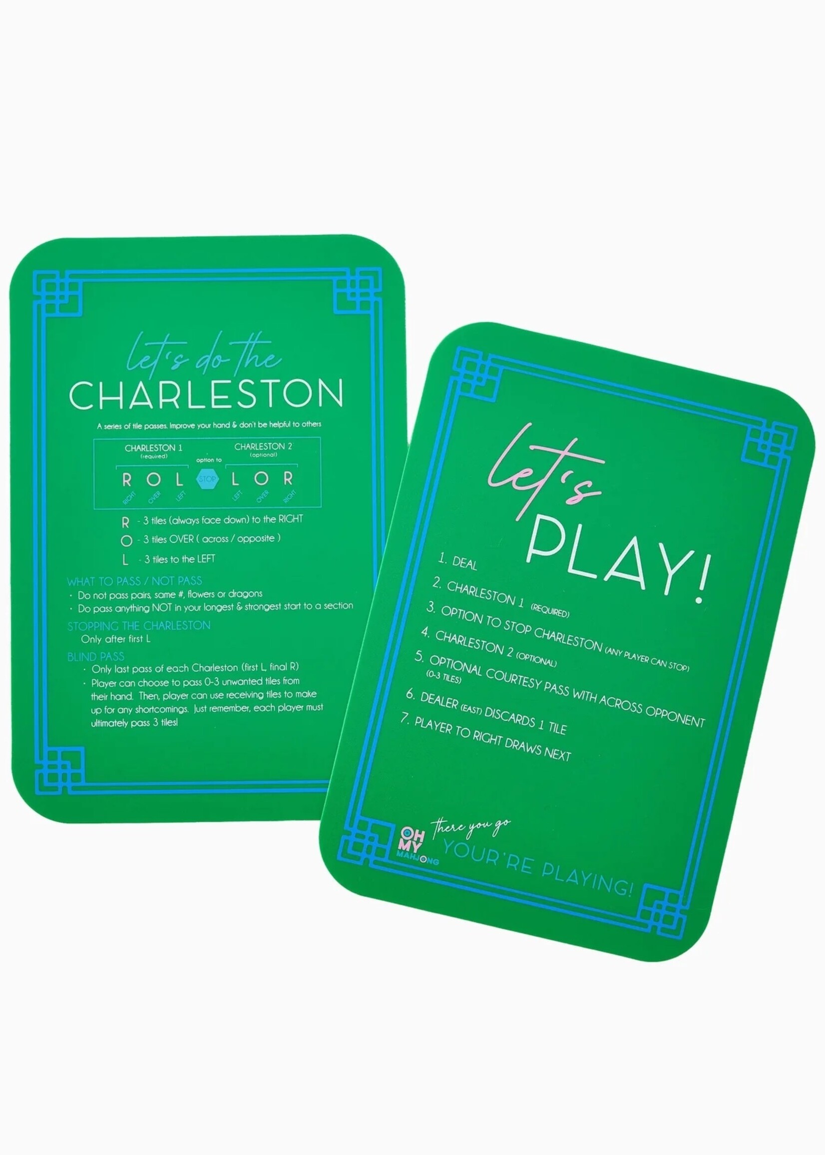 Oh My Mahjong Green Mahjong Shufflers