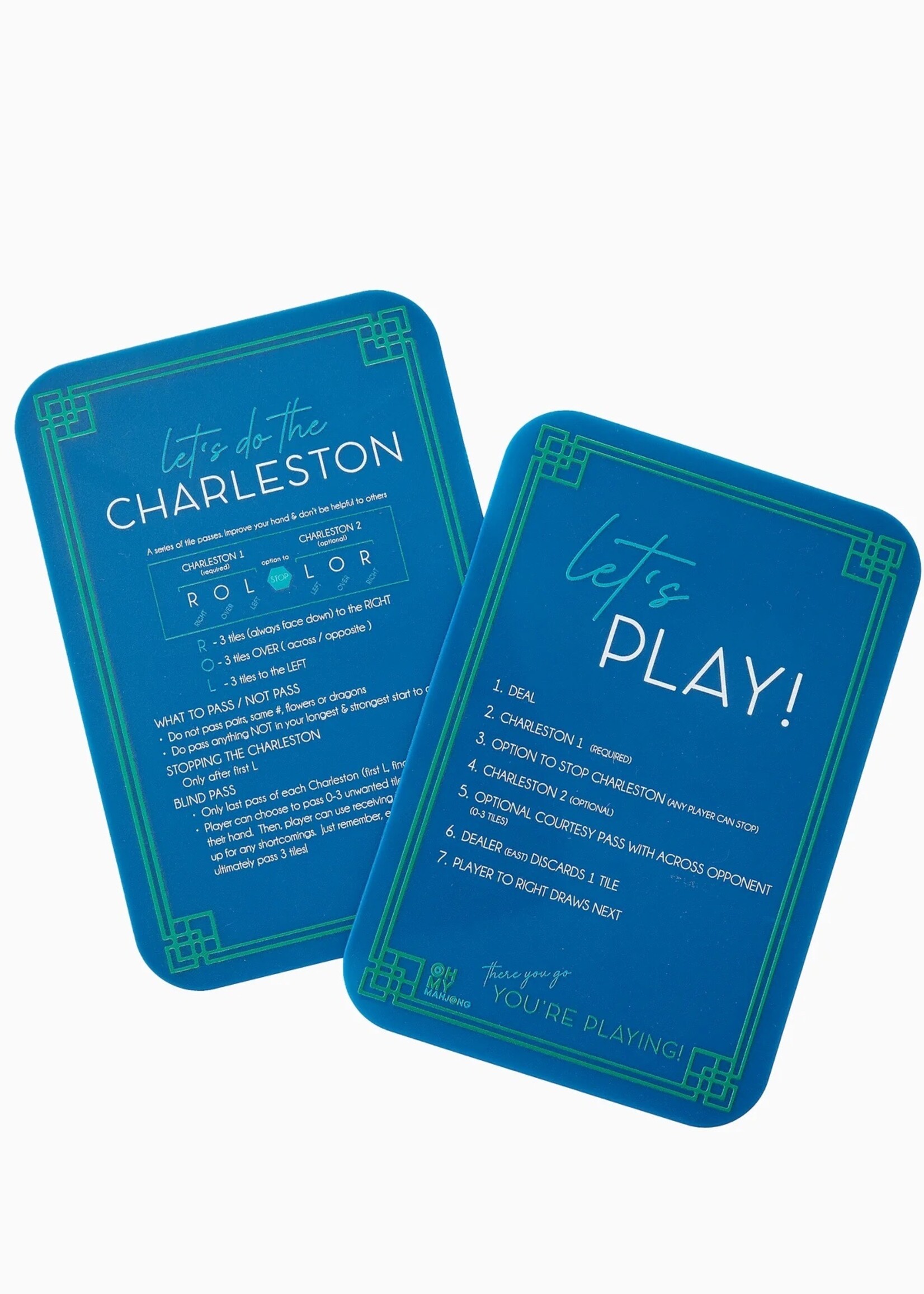 Oh My Mahjong Blue Mahjong Shufflers