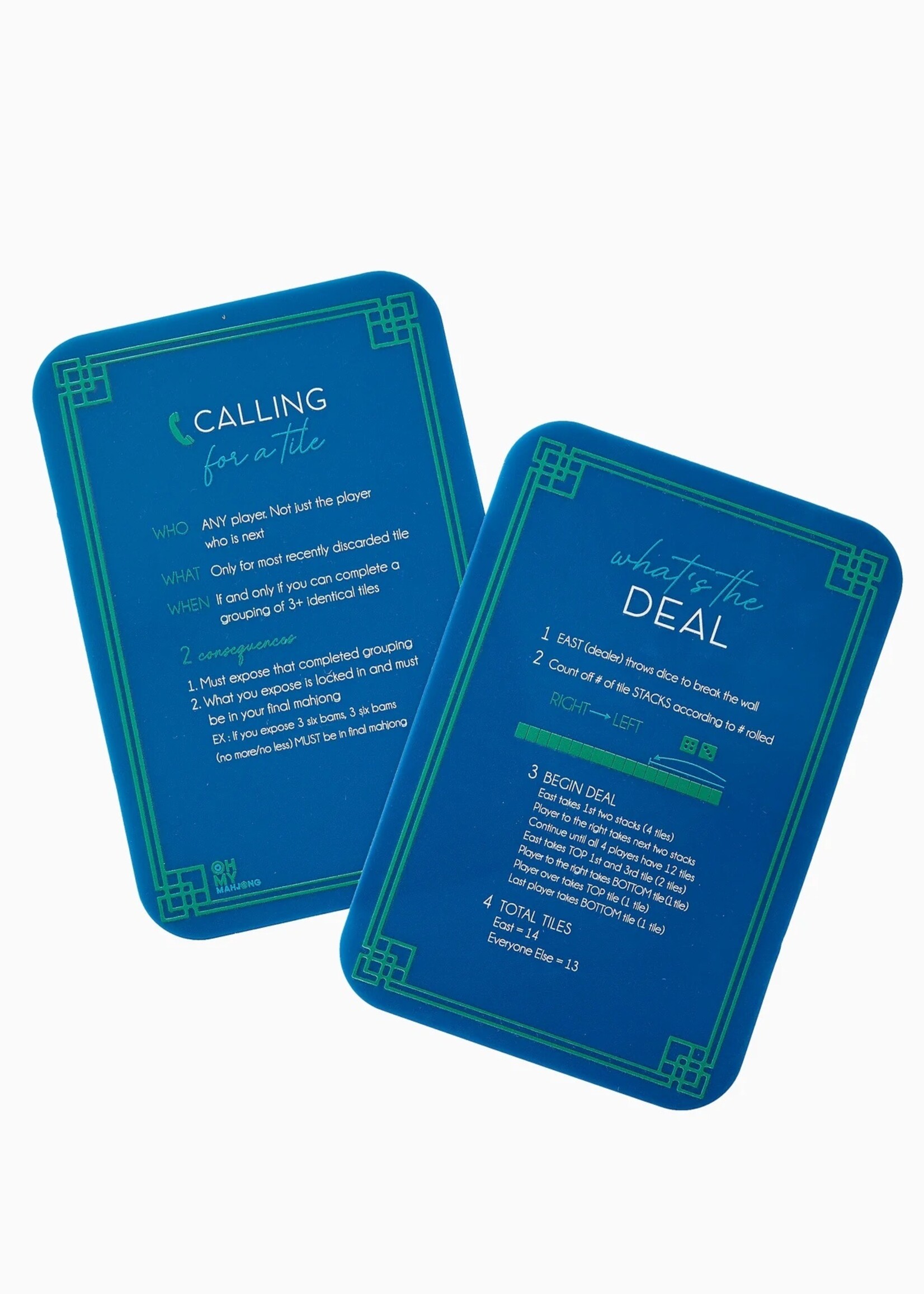 Oh My Mahjong Blue Mahjong Shufflers