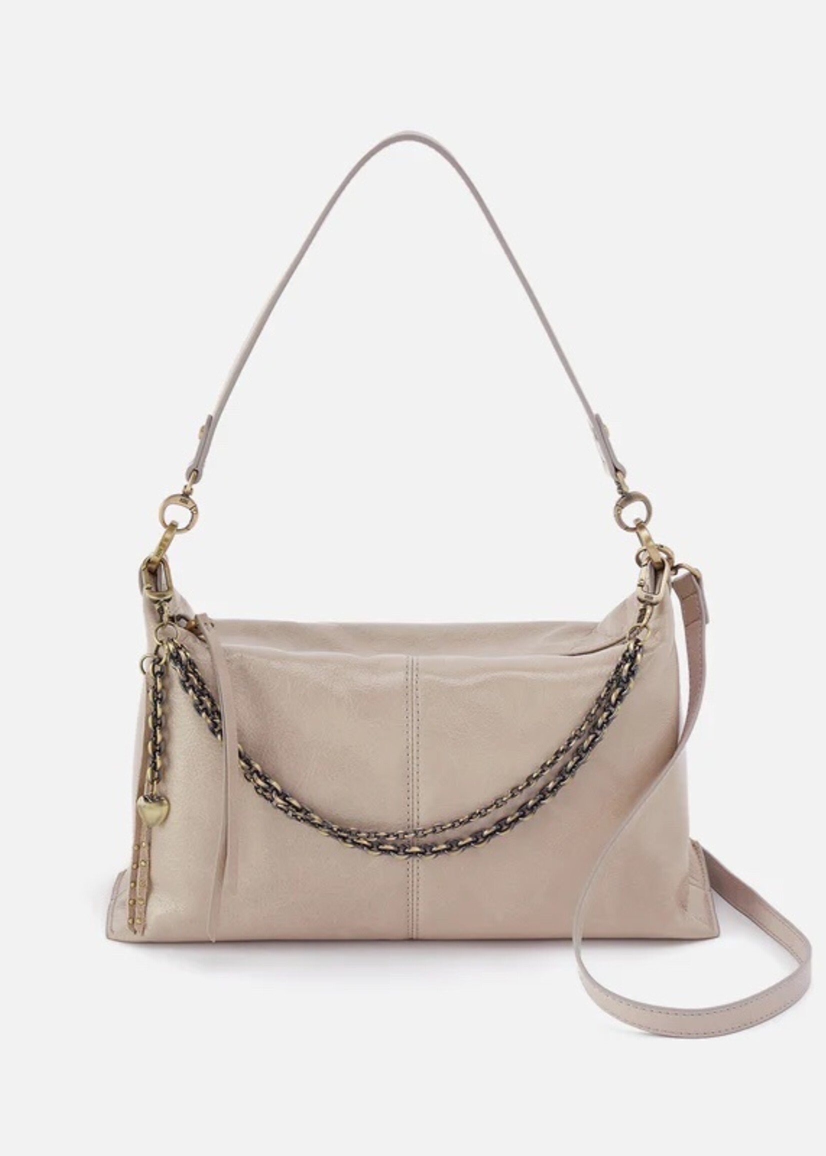 hobo Avon Shoulder Bag Stone Gloss