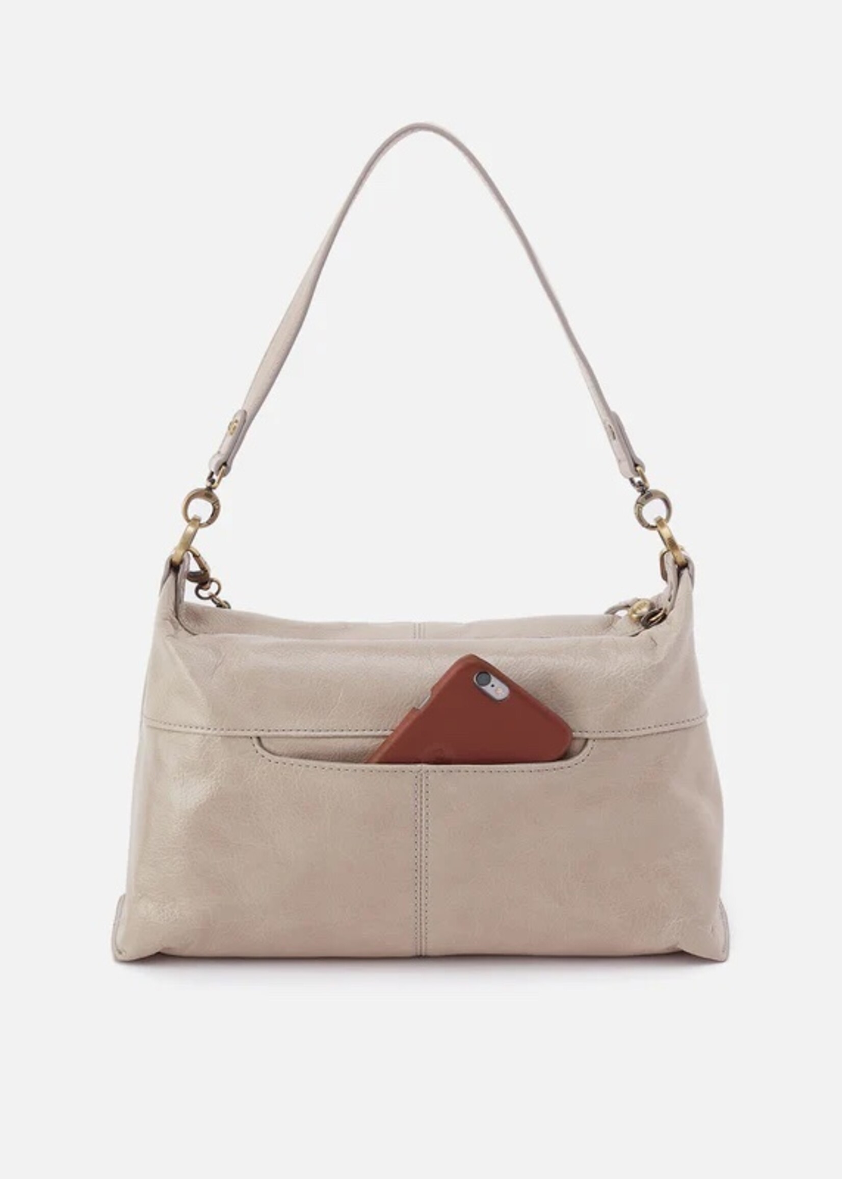 hobo Avon Shoulder Bag Stone Gloss